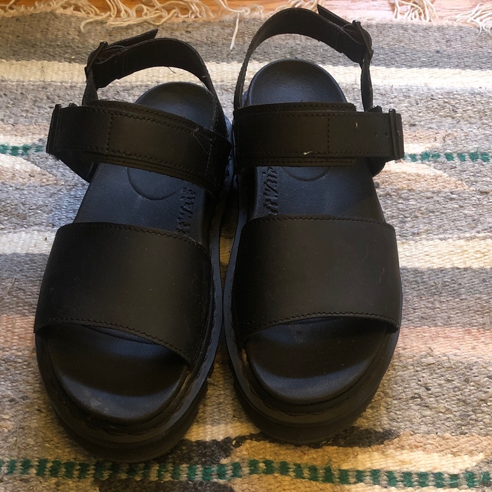 Dr. Martens Black Platform Sandals